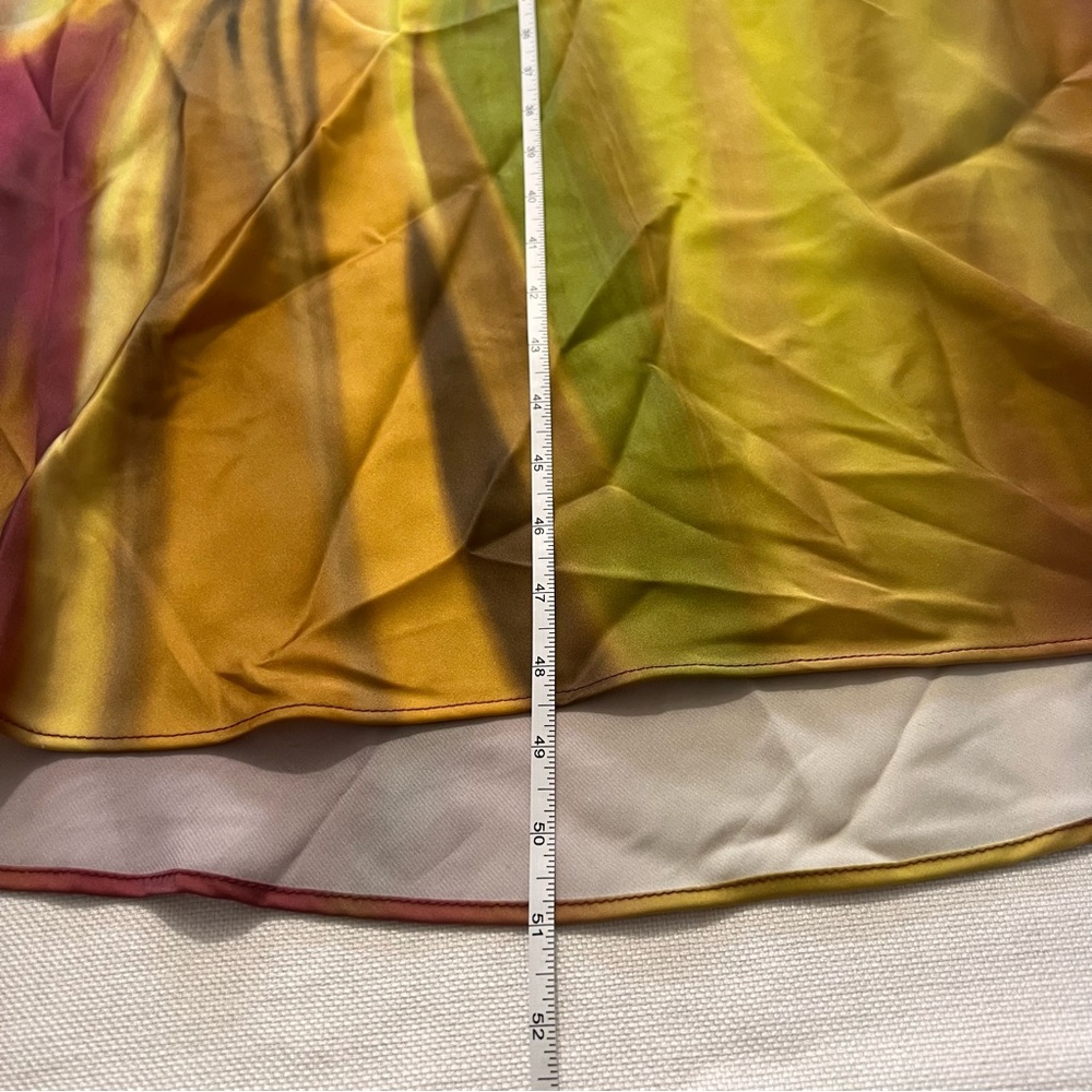 ZARA Tie Dye Backless Midi Dress NWT L - Picture 12 of 16